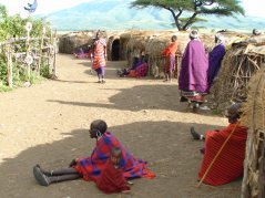 Dovolenka Keňa, Masajská dedina