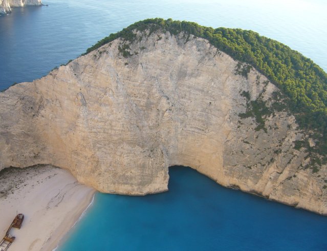 Pláž Navagio, dovolenka Zakynthos